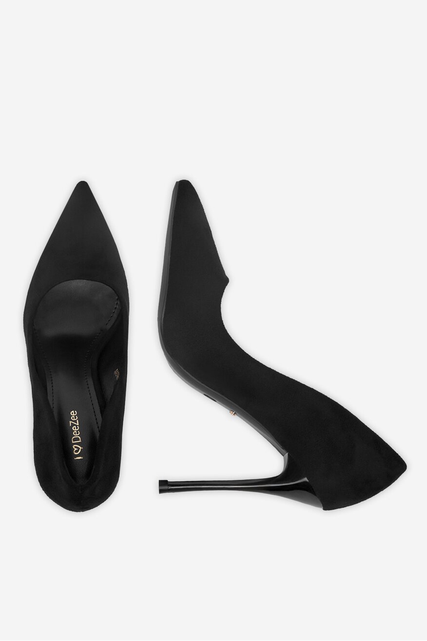 Pantofi cu toc DeeZee NEGRU - 5904410893410