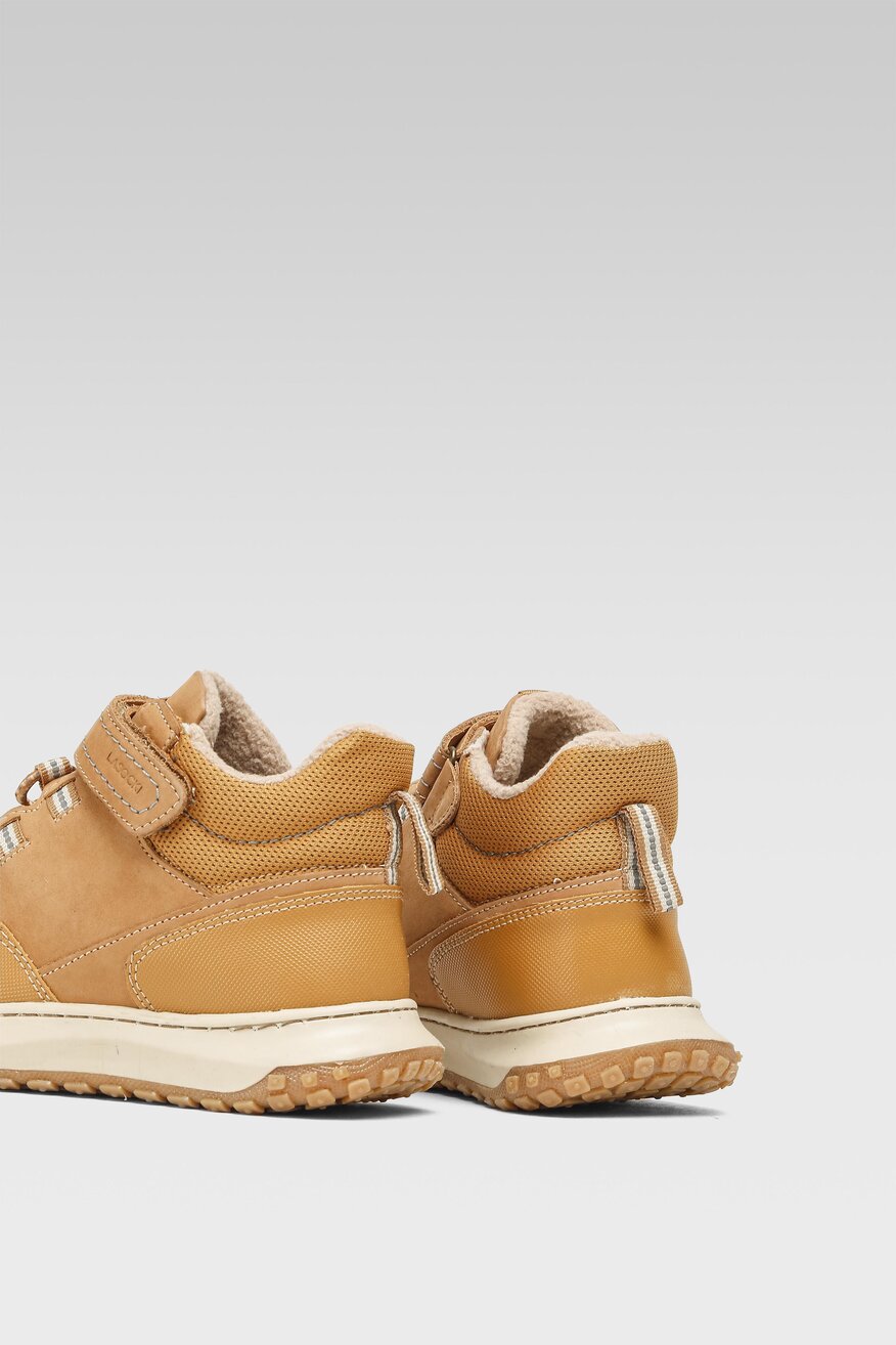 Lasocki Young - Skórzane trzewiki brązowe - 5904862388816