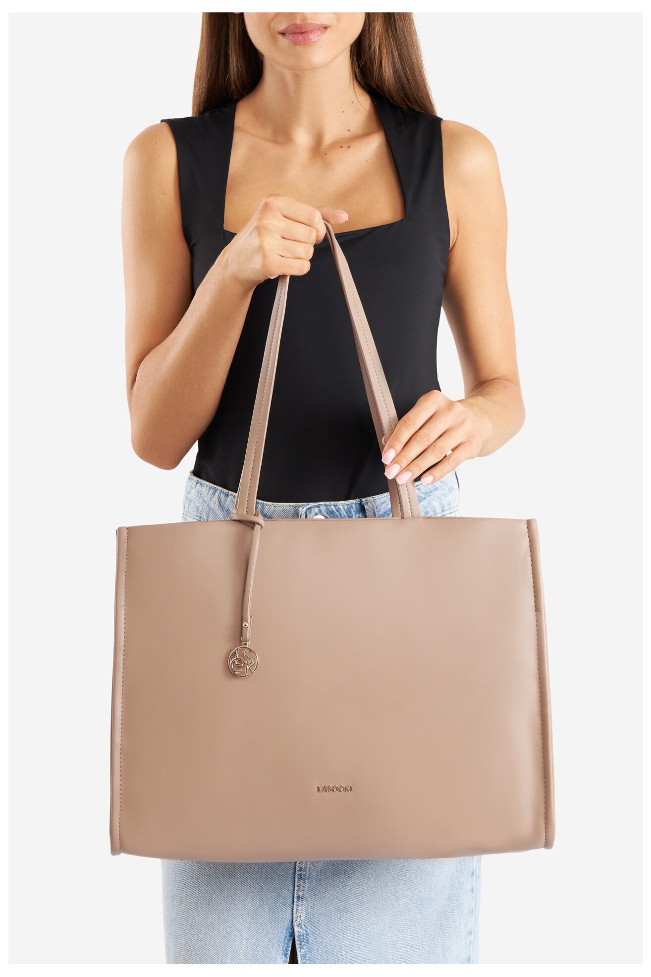 Kézitáska Lasocki LSK-K-048-06 BÉZS