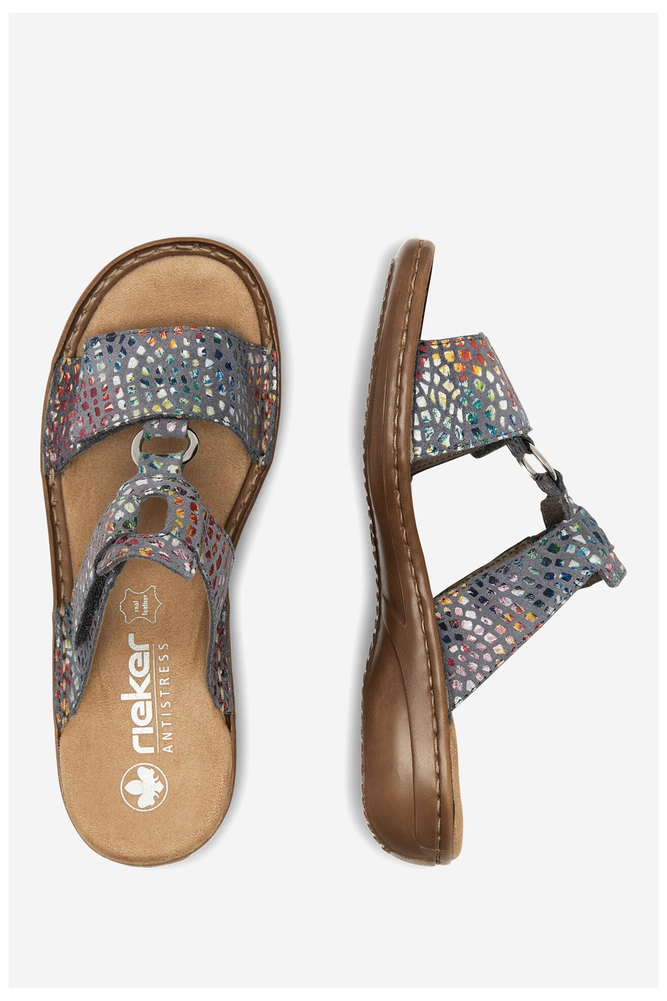 Джапанки Rieker 608P9-10 МИКС