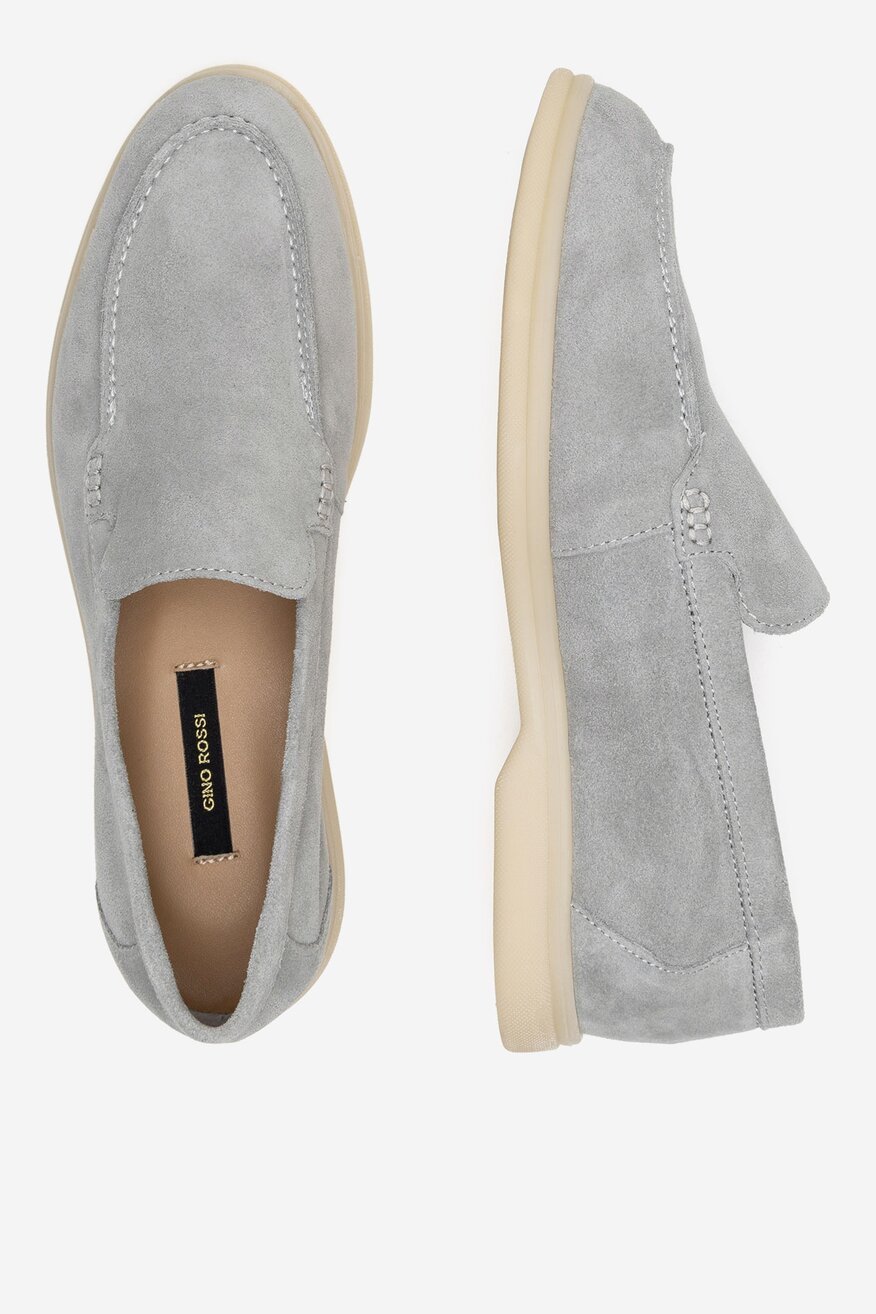 
                Gino Rossi - Mokasyny zamszowe - 5903698620626