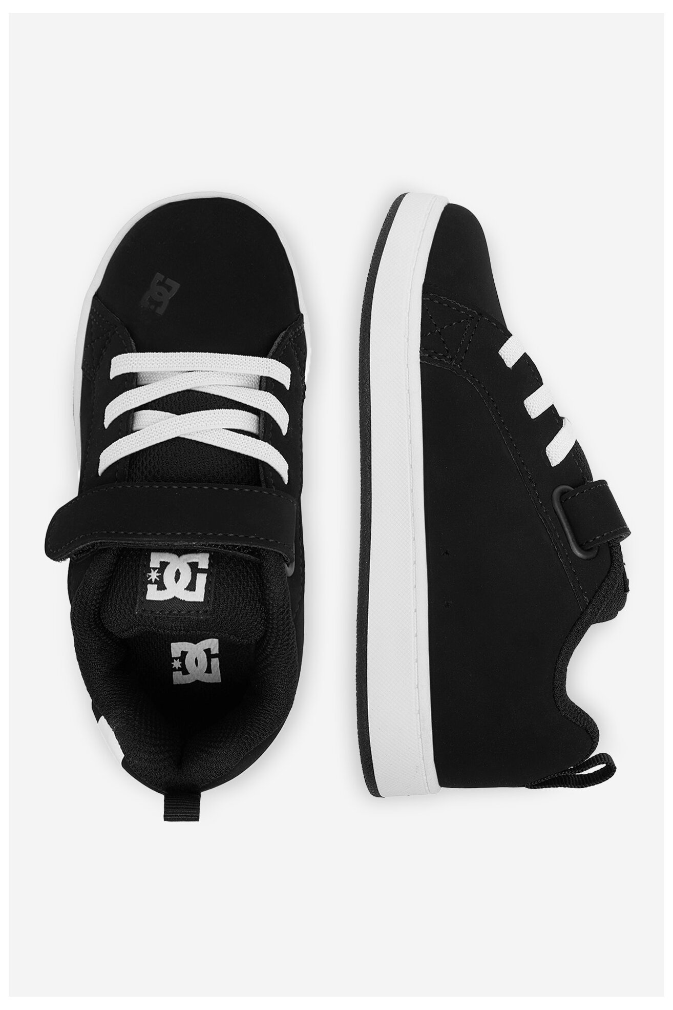 Obuwie sportowe DC Shoes EO-COURT GRAFFIK ELASTIC TODDLER DC02547002 Czarny