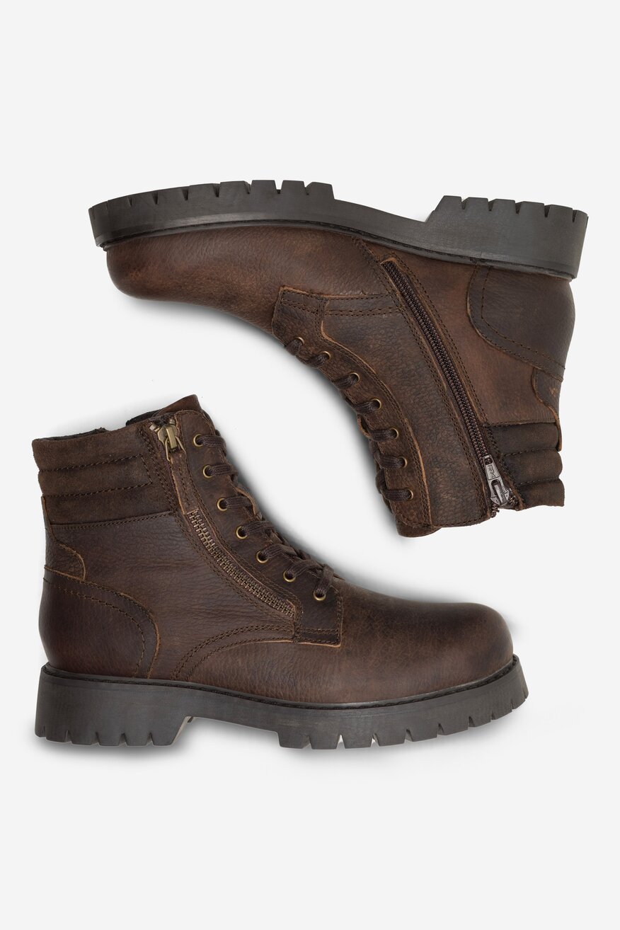Lasocki Young - Trzewiki skórzane ocieplane - 5905588123729