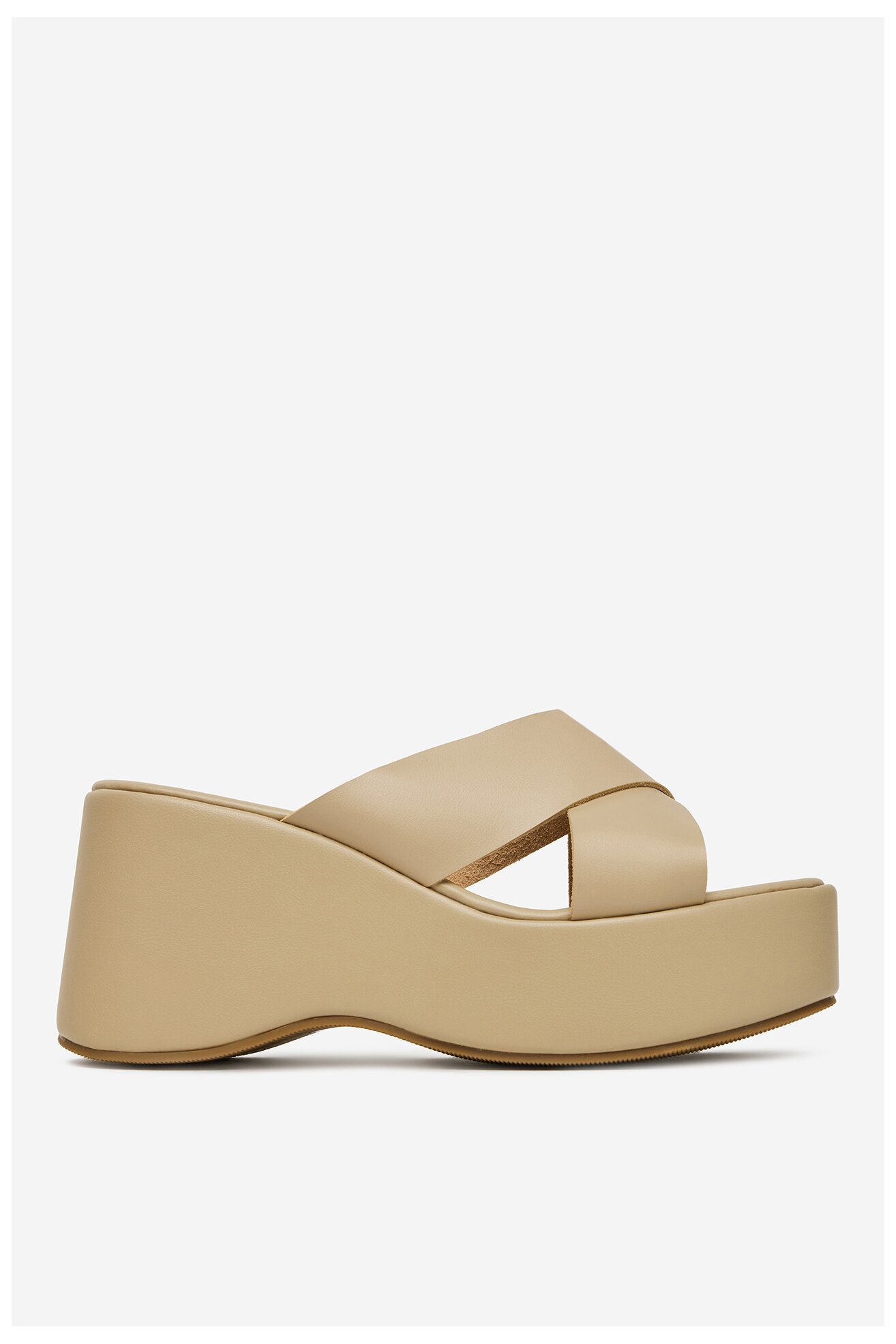 Klapki DeeZee F22067-4 Beżowy