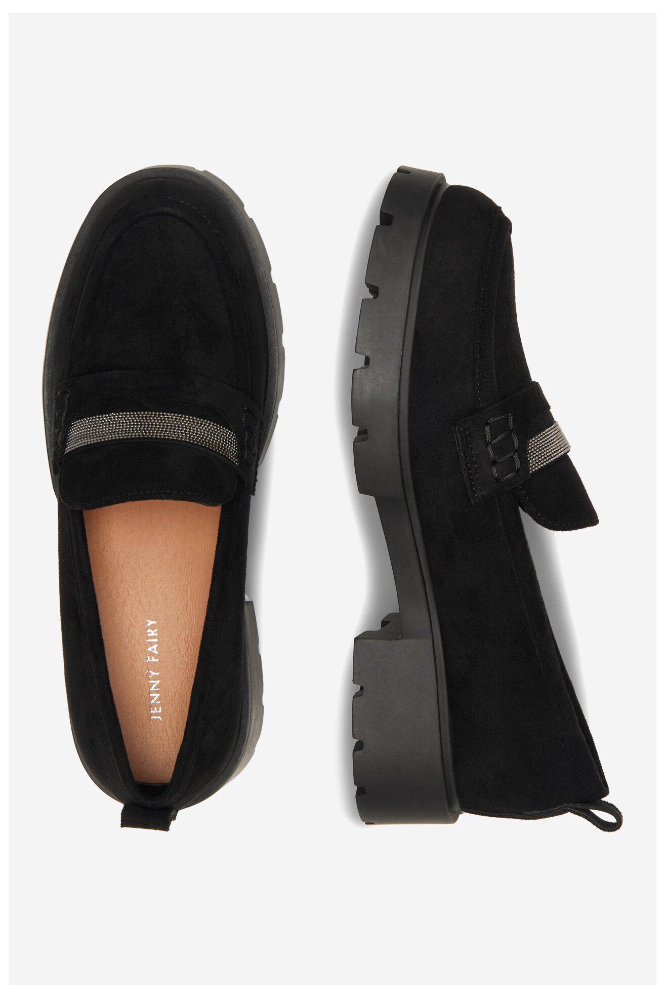 Mokaszin Jenny ISLA WS21095-01 FEKETE