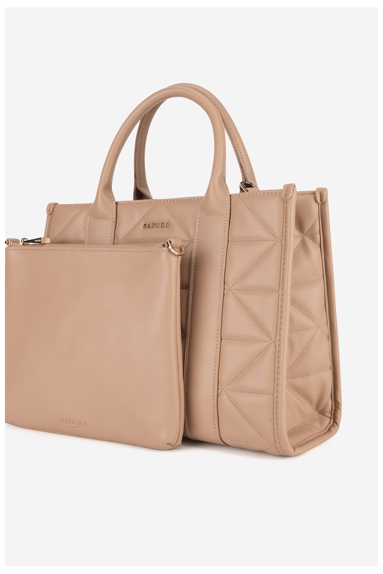 Torebka Badura LDA7346. Beżowy ciemny