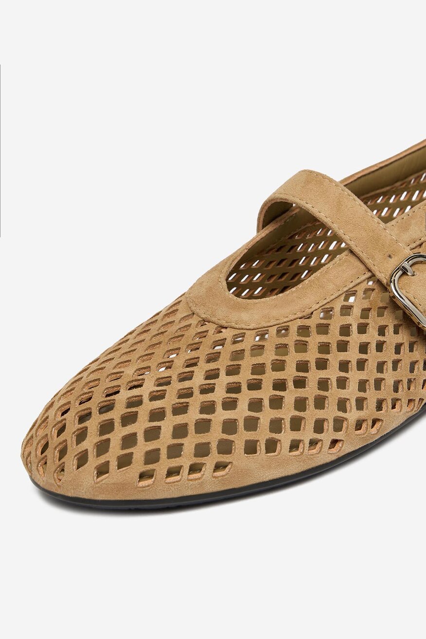 Badura - Baleriny skórzane - 5906751671375