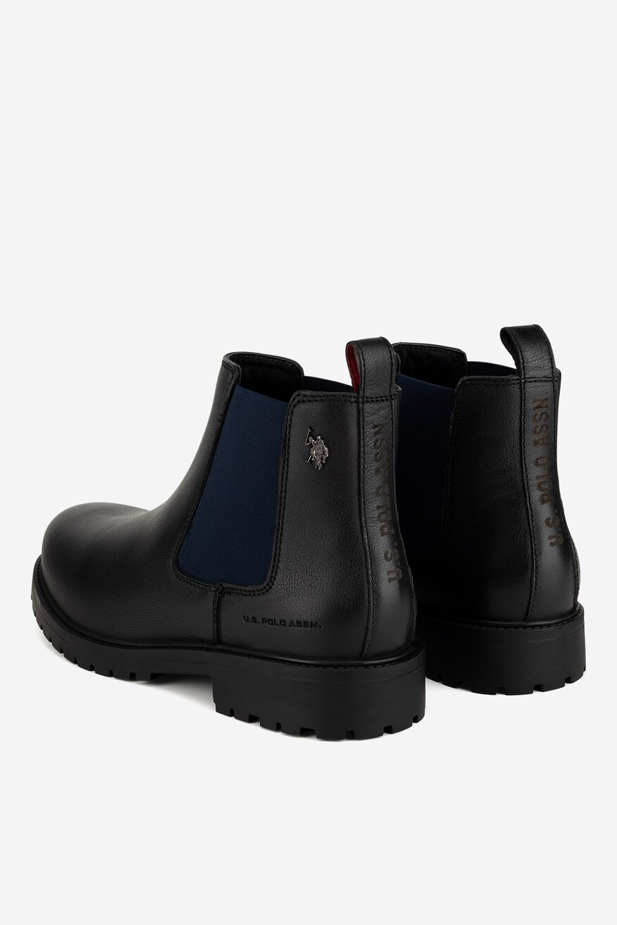 
                U.S. POLO ASSN. - Sztyblety skórzane ocieplane - 5903419653414