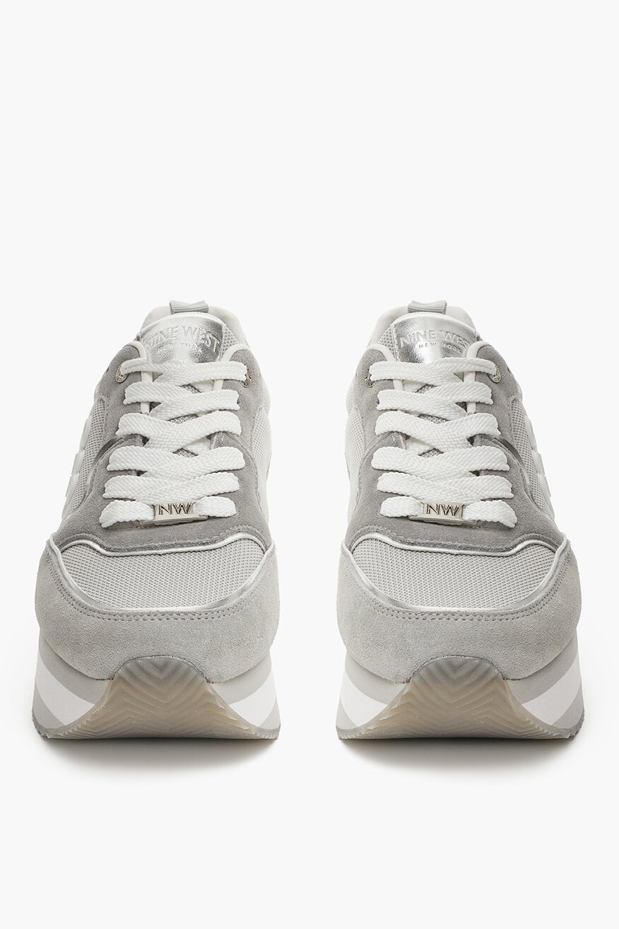 Sneakerși NINE WEST ARGINTIU - 5906751159590