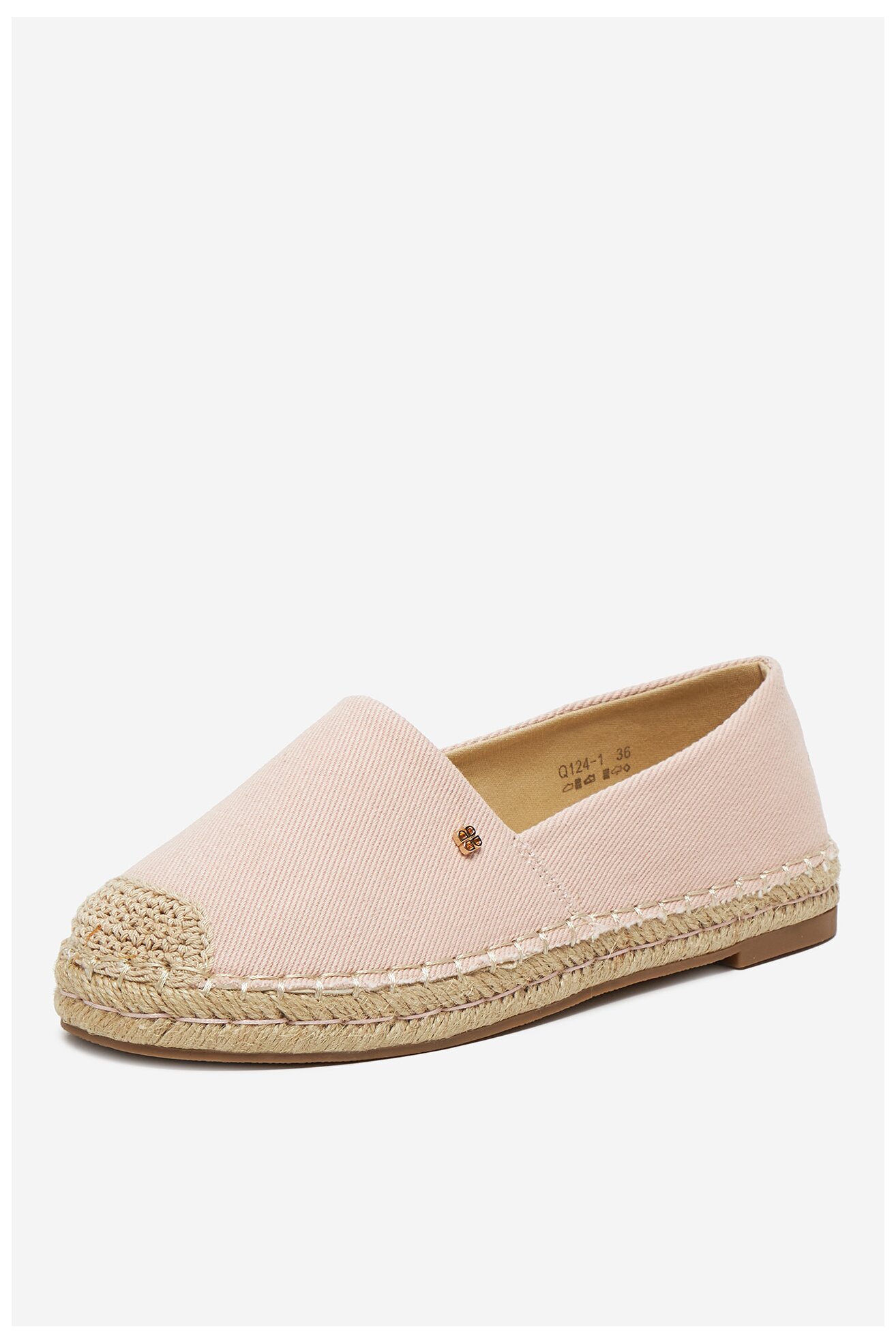 Espadryle DeeZee Q124-1 Różowy