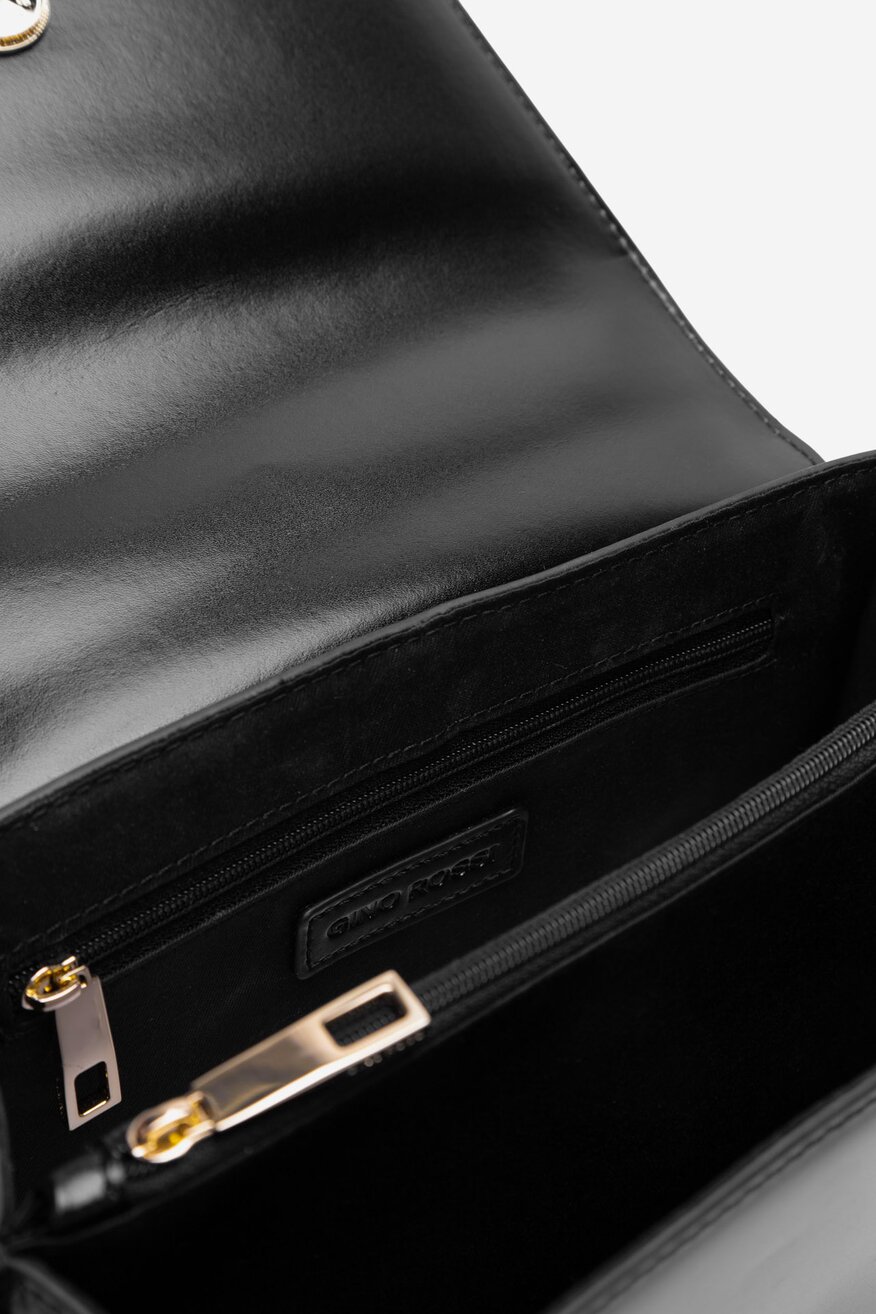 Gino Rossi - Średnia skórzana torebka kuferek - 5903419772900