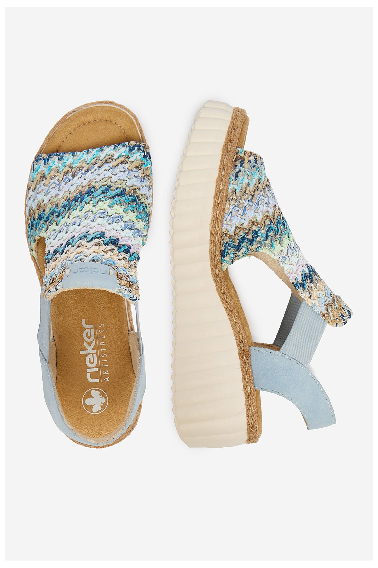 Sandały Rieker CEO-69172-91 Niebieski