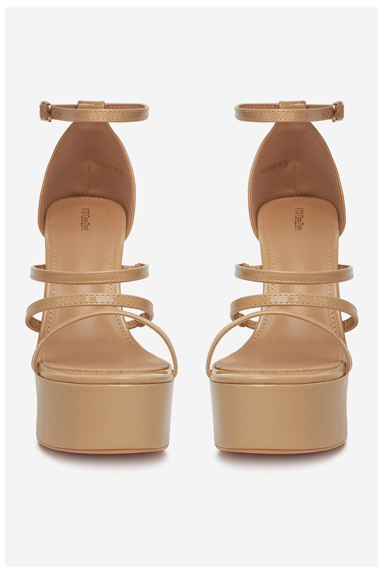 Sandály DeeZee F8914-34 BÉŽOVÁ