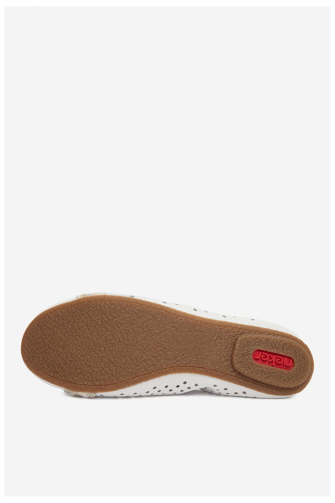 Baleriny Rieker CEO-41430-81 Biały