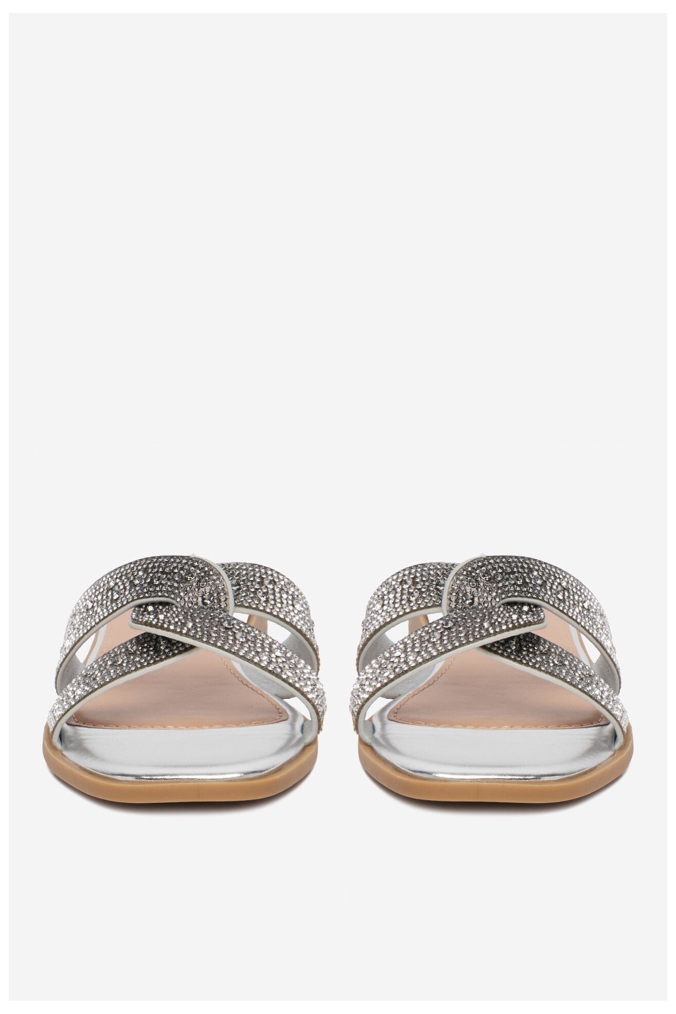 Klapki Jenny CEO-WSS21726-01 Srebrny