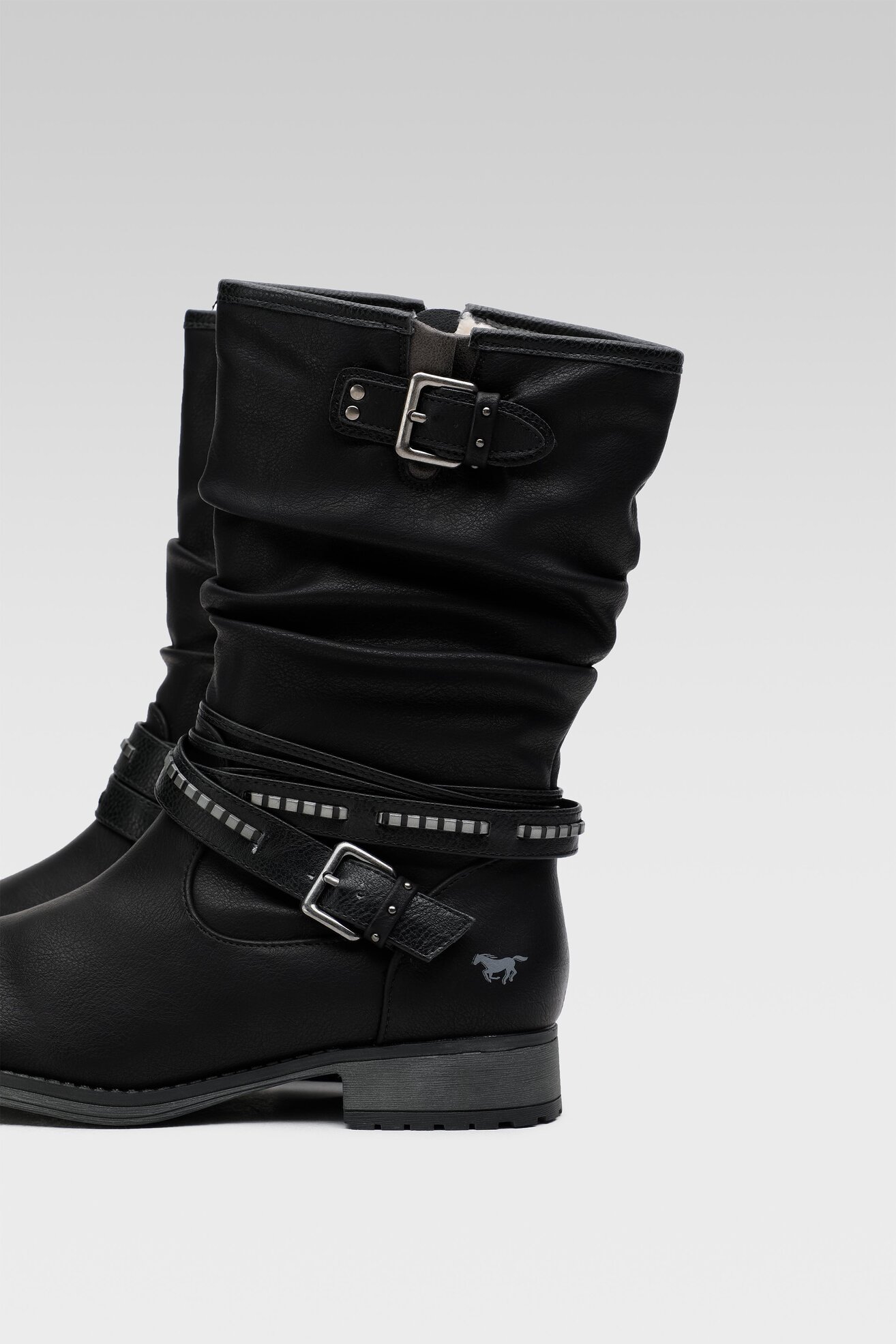 Kozaki Mustang 1139-624 Czarny