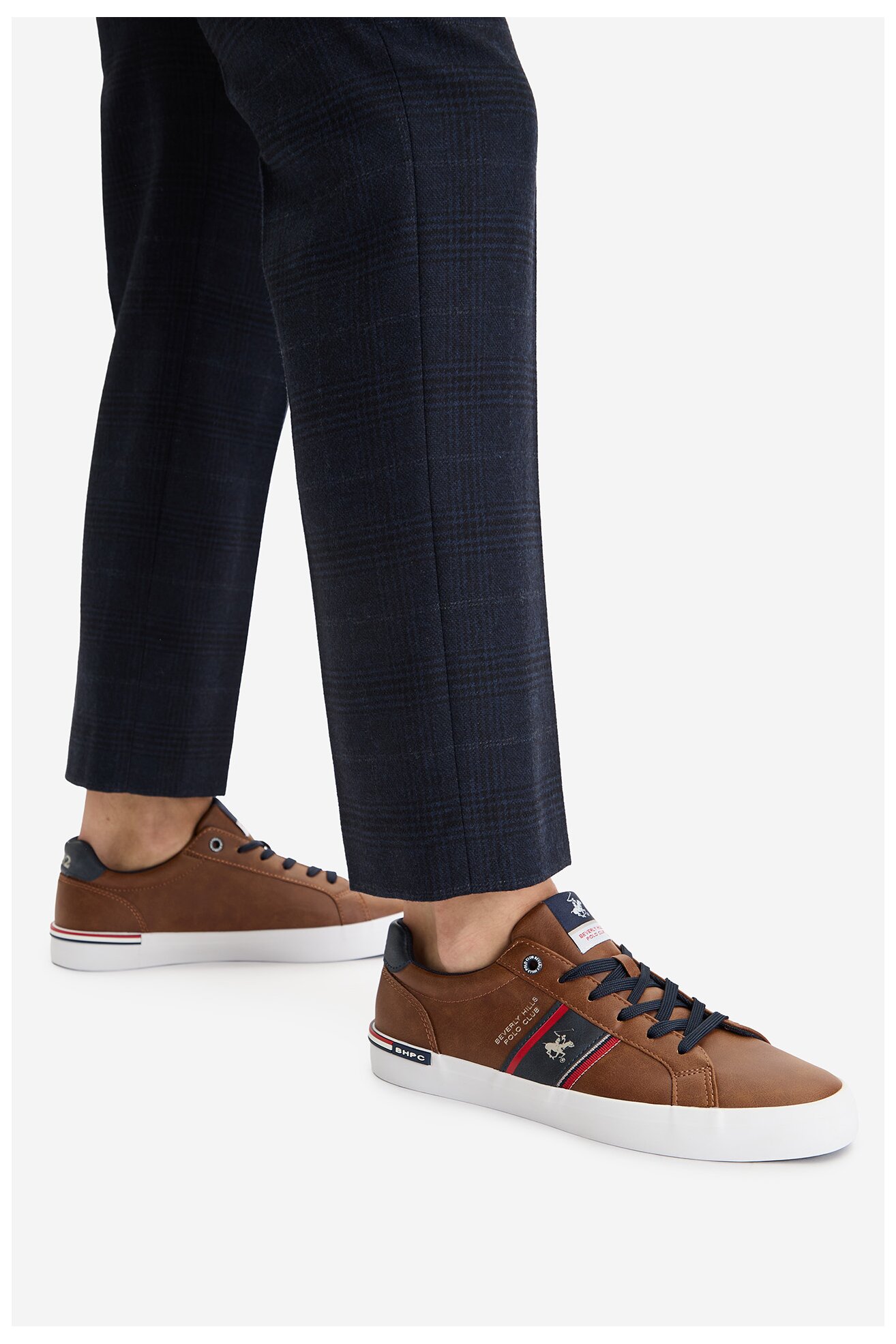 Сникърси Beverly Hills Polo Club CEO-LUSITANO-01 КАФЯВ