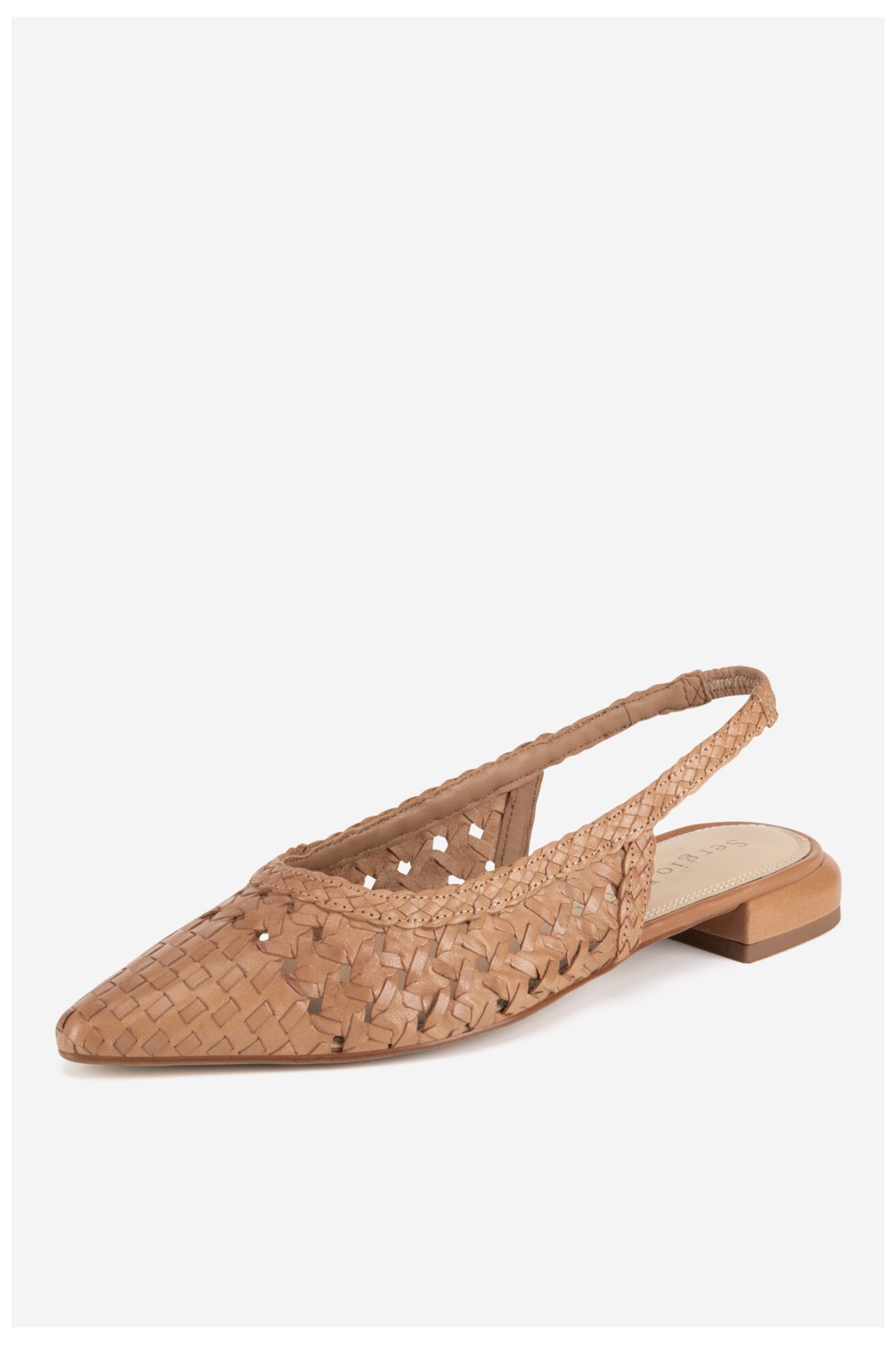 Baleriny Sergio Bardi WI40-F1103-01SB Brązowy