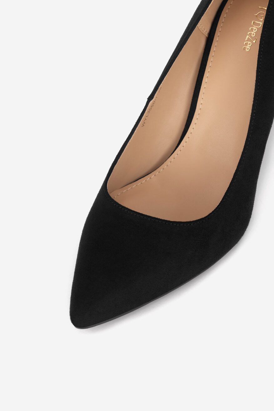 Pantofi cu toc DeeZee NEGRU - 5905588732785