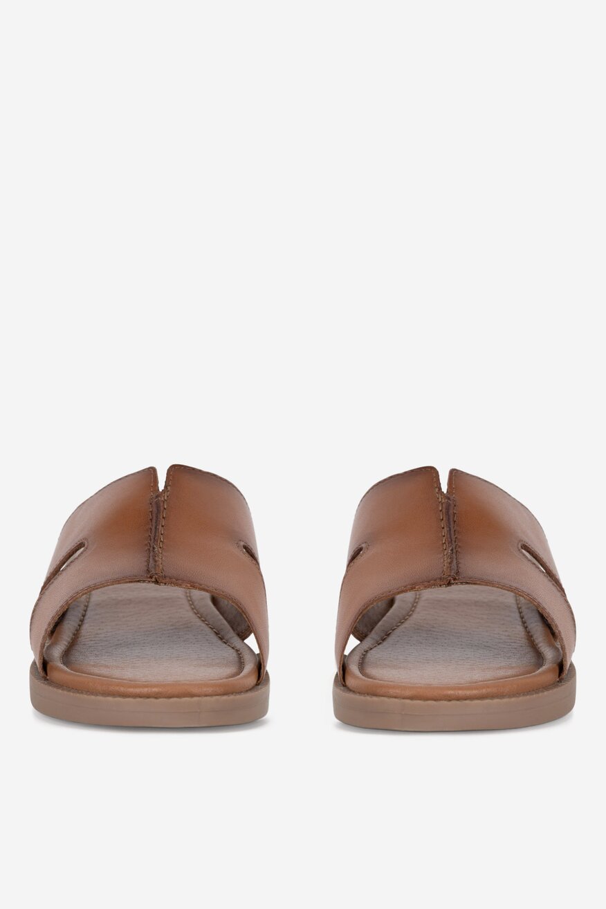 
                Lasocki - Klapki skórzane - 5905588572268