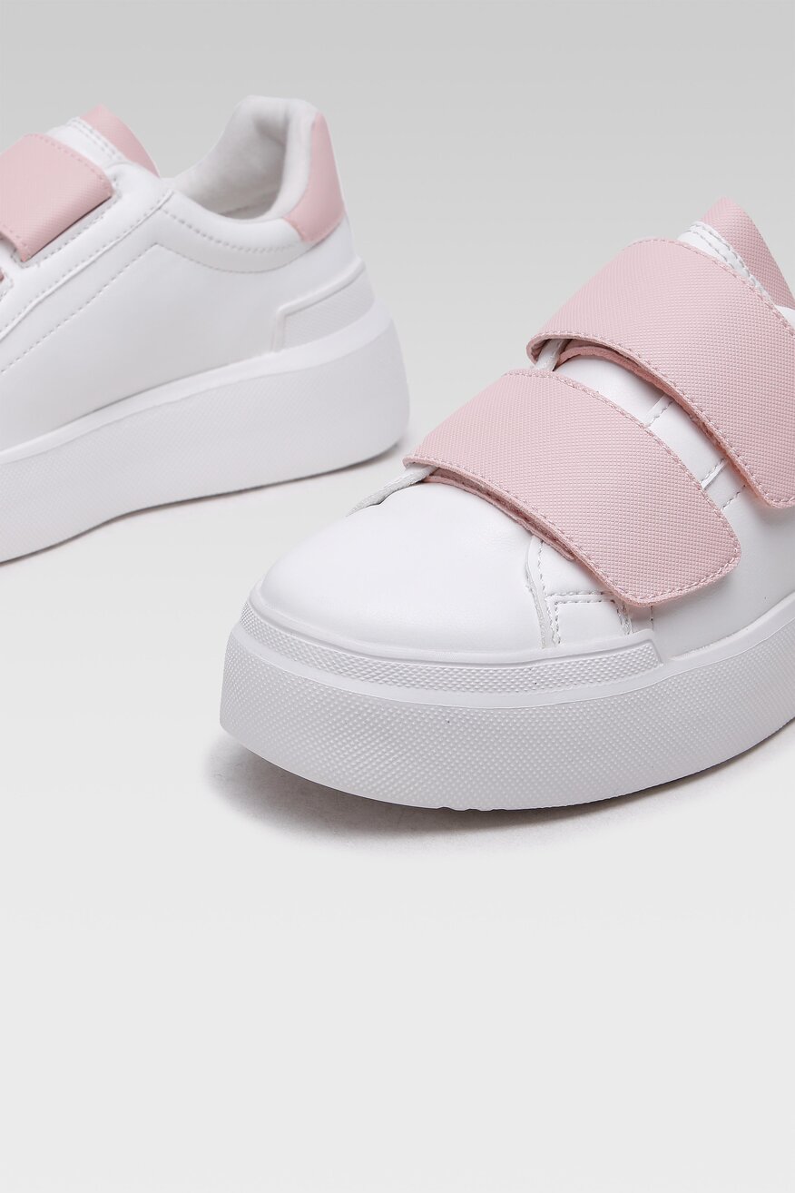 Quazi - Półbuty pastelowe białe - 5904248461478