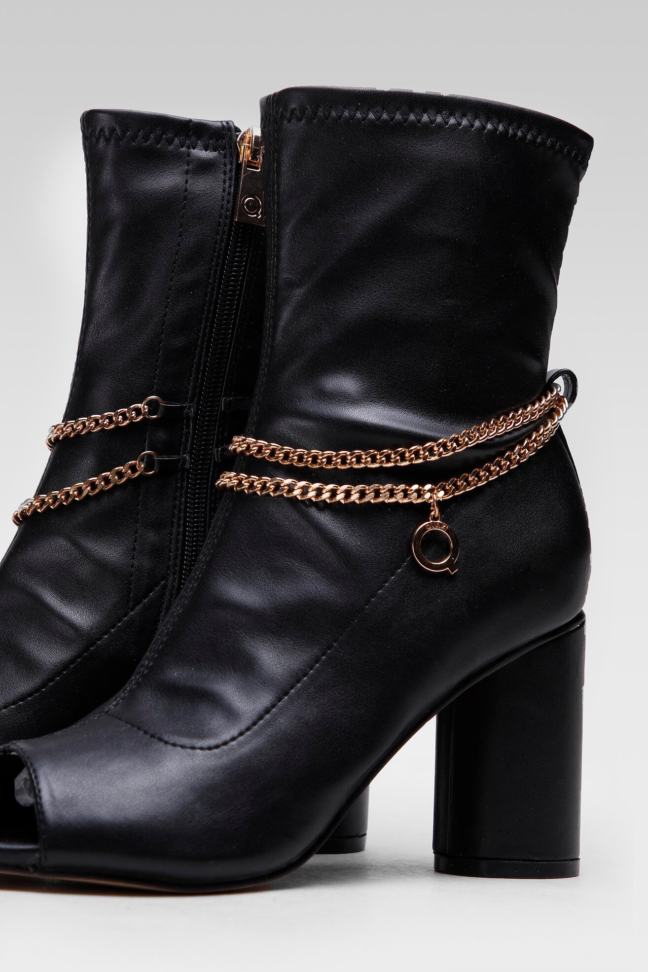 Botki Quazi LS5489-07 Czarny