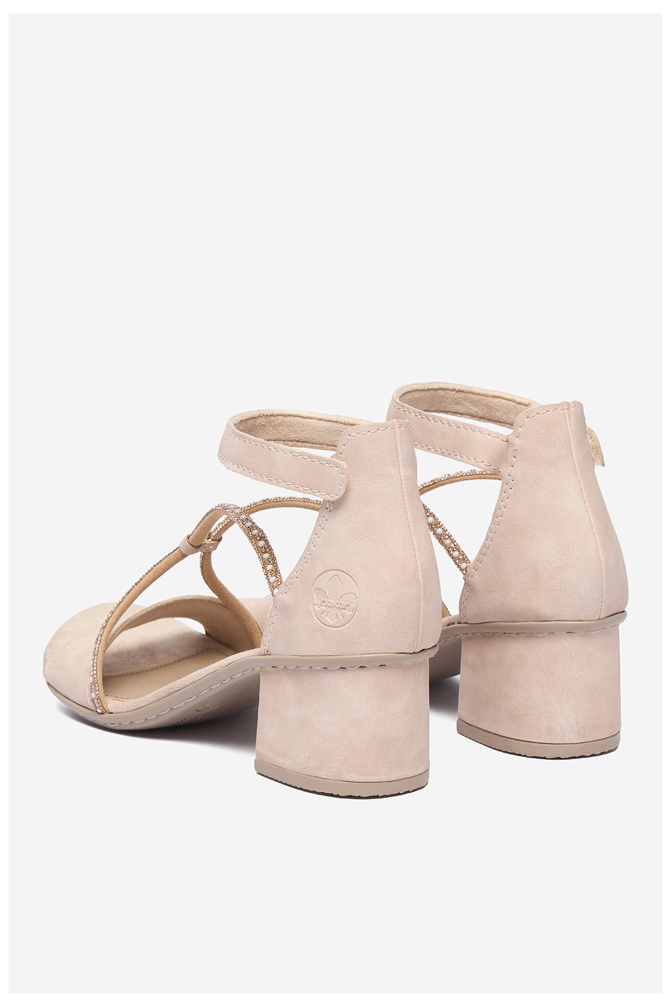 Sandały Rieker CEO-64654-31 Różowy jasny