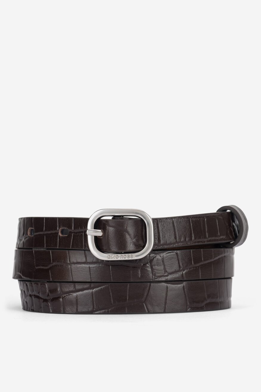 Női öv Gino Rossi SÖTÉTBARNA - 5905588632122