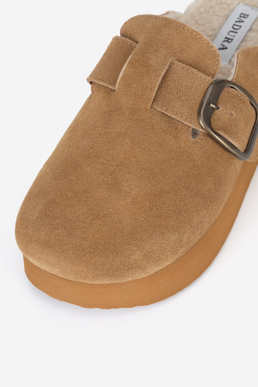 Badura - Mule zamszowe - 5905588986058