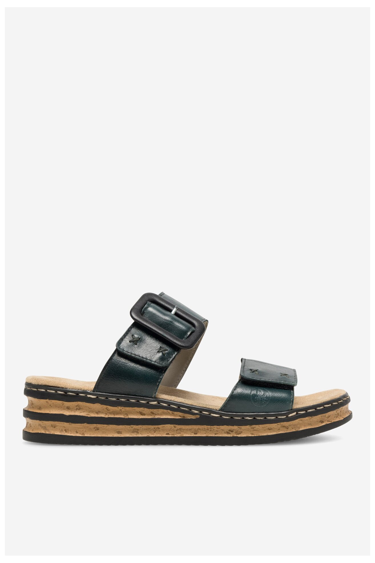 Klapki Rieker 62954-12 Niebieski