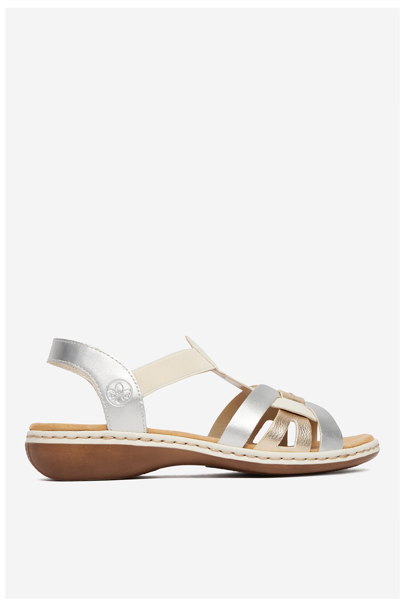 Sandały Rieker CEO-65918-91 Srebrny