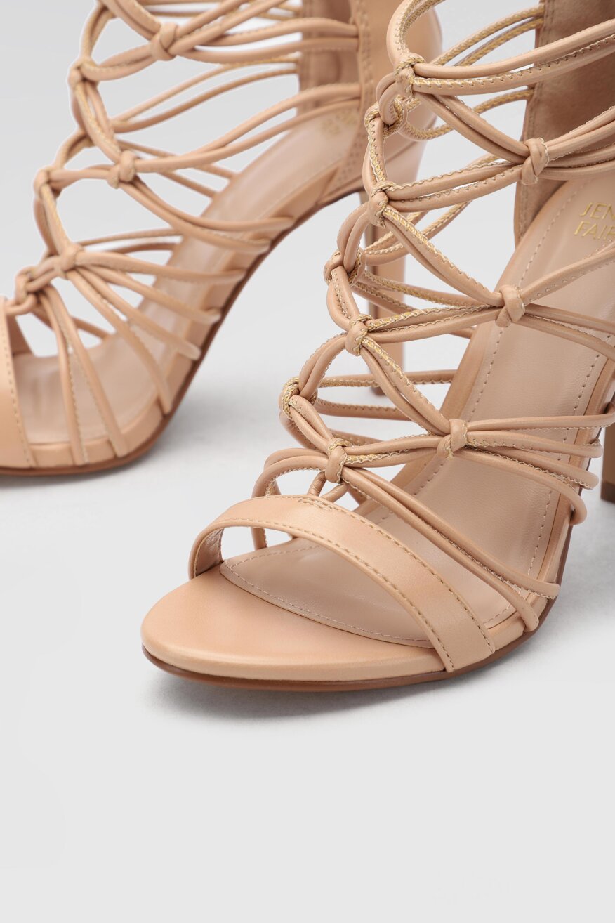 
                Jenny Fairy - Sandały na obcasie rzymianki - 5903698415291