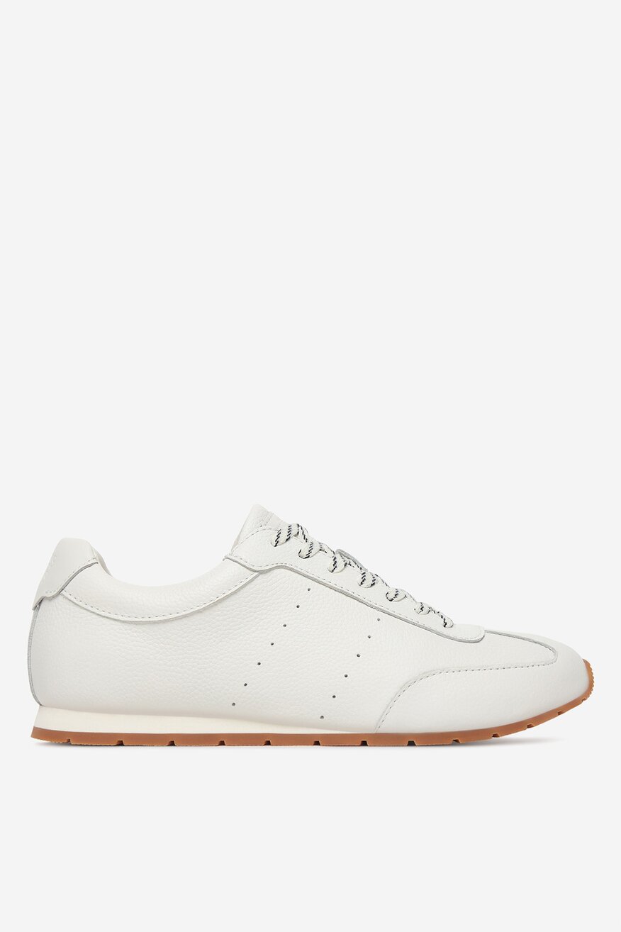 GUESS JEANS - Sneakersy skórzane - 5906751955970