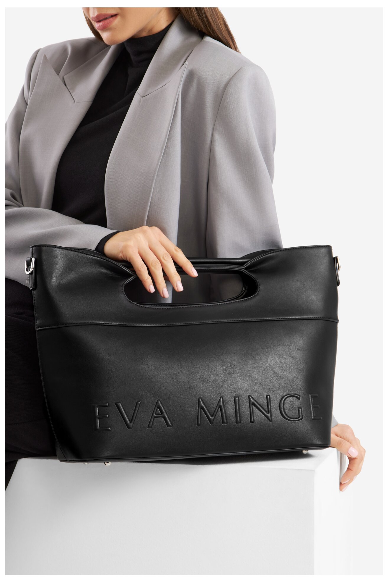 Дамска чанта EVA MINGE TYL00514 ЧЕРЕН