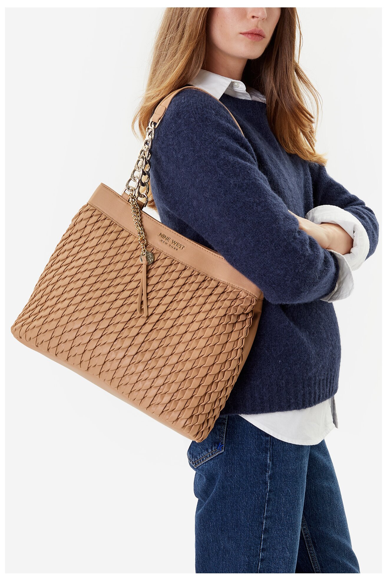 Kézitáska NINE WEST CEO-DAKOTA-II-LDA8007 BÉZS