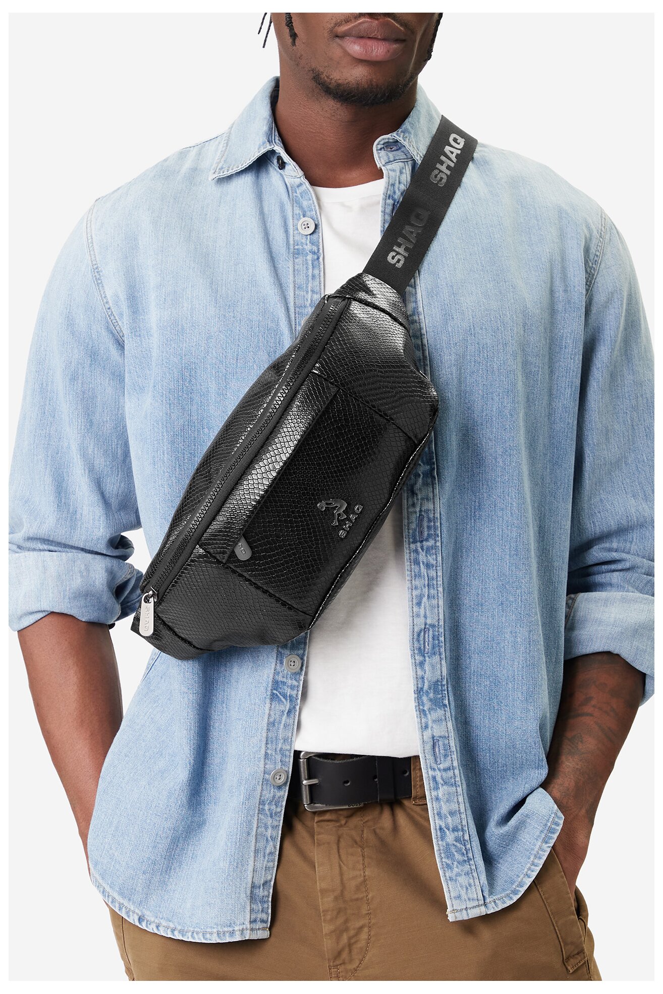 Muška torba SHAQ CWBEO-SHAQ-B-001-09 CRNA