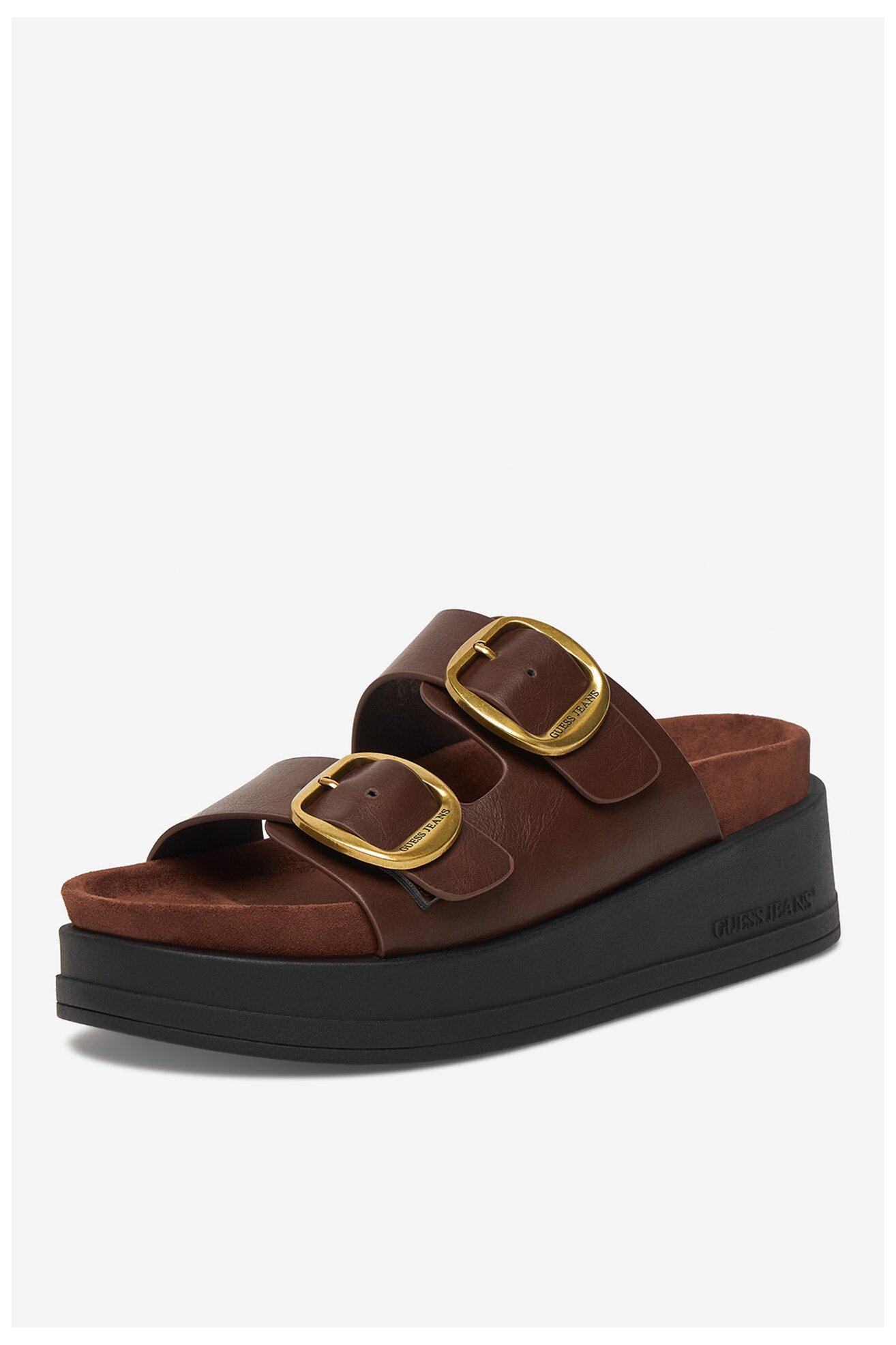 Klapki GUESS JEANS CWBEO-HY62273-6 Brązowy