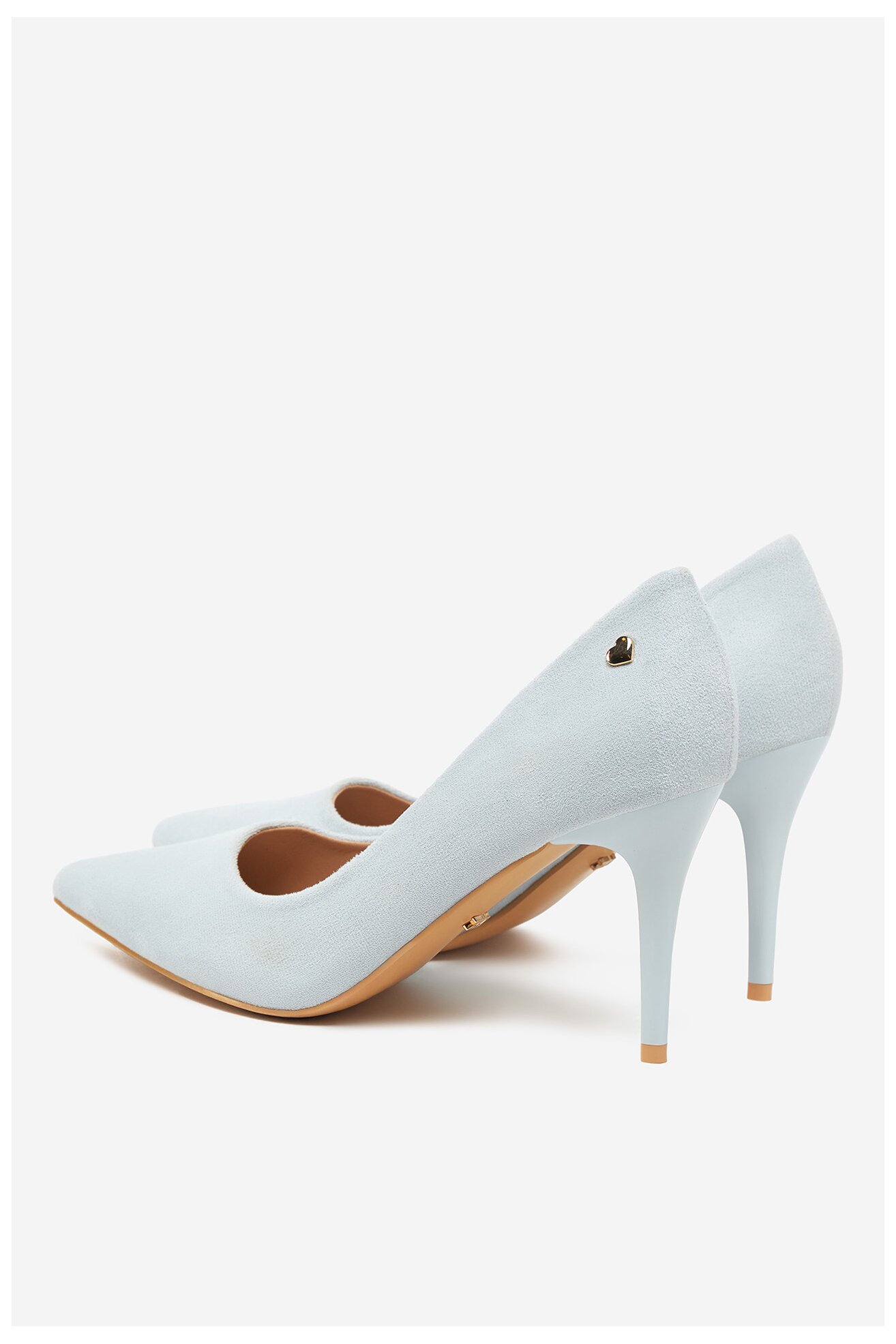 Pantofi cu toc DeeZee EZ-23-1 ALBASTRU DESCHIS