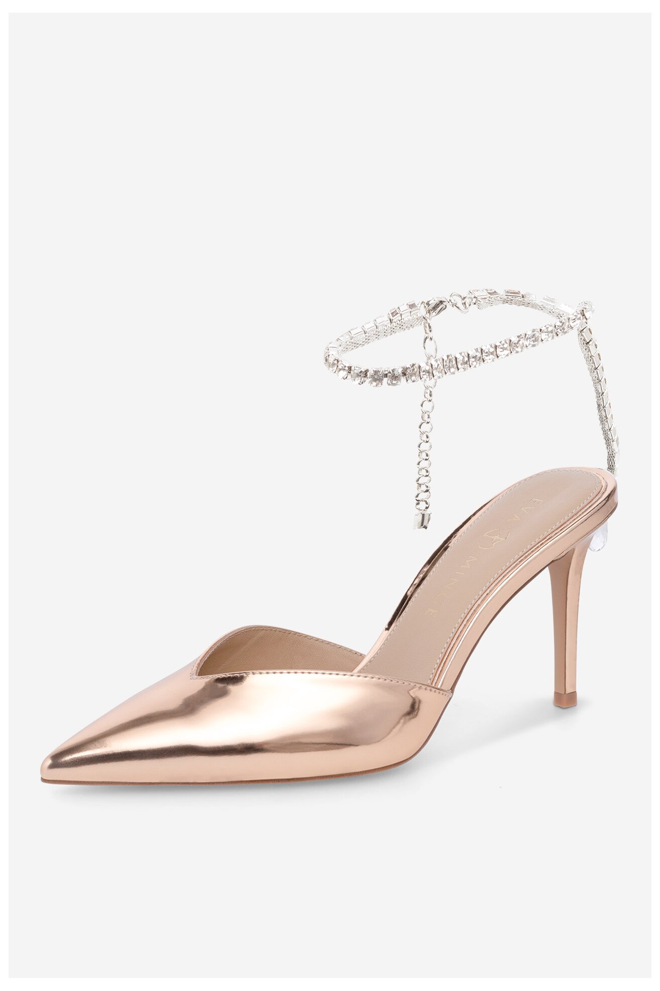 Pantofi cu toc EVA MINGE FLORENCIA-323-101-2 AURIU