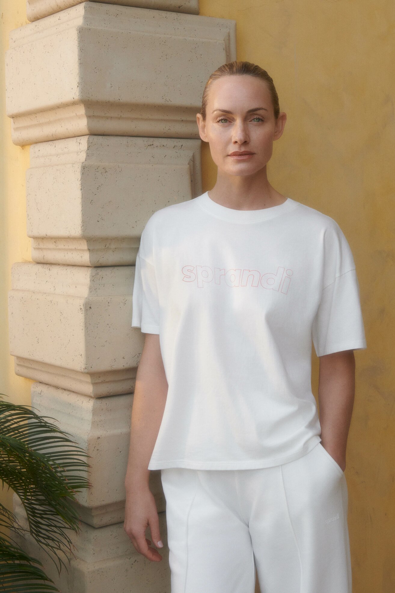 T-shirt Sprandi SP22-TSD010 Biały