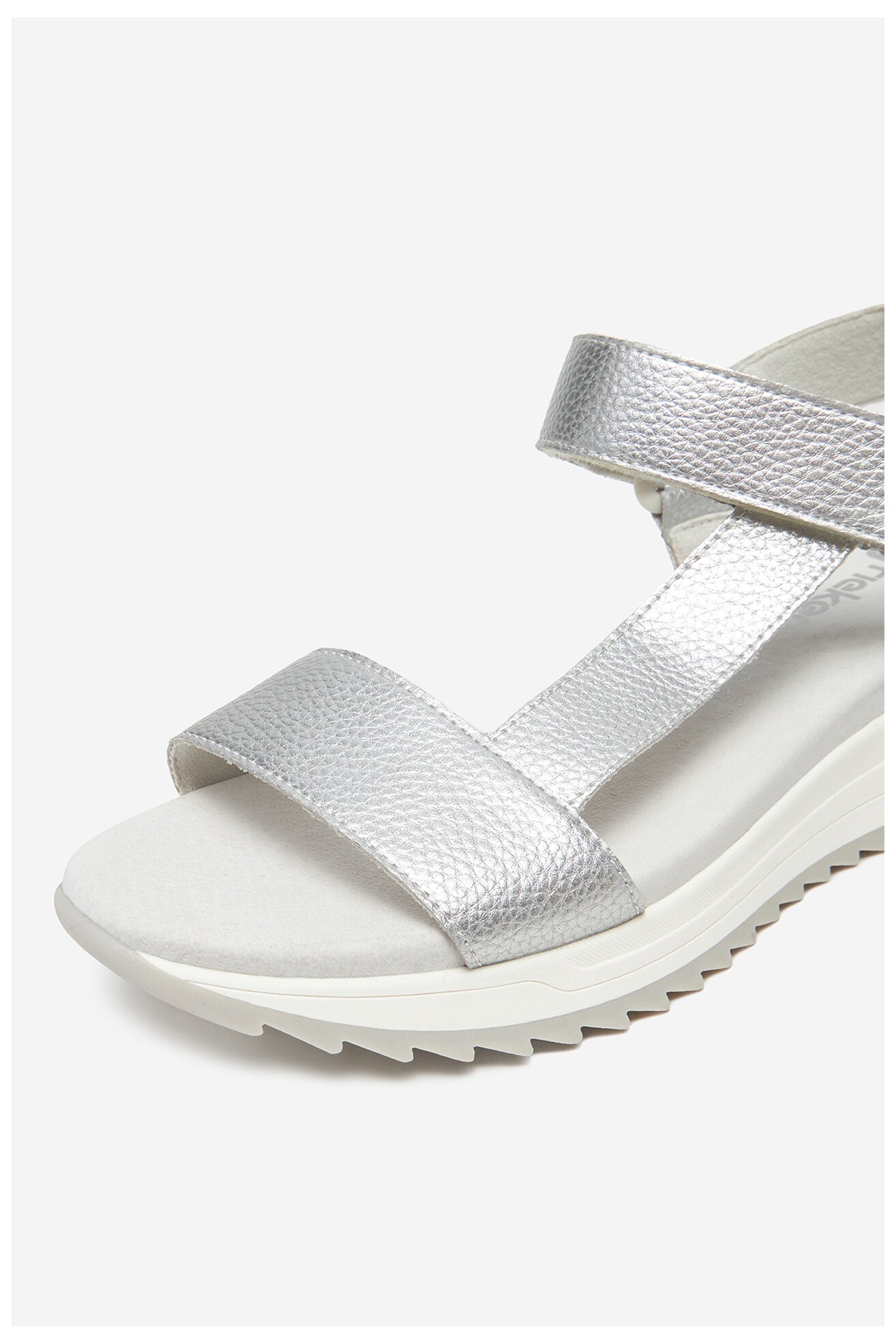 Szandál Rieker W2951-90 EZÜST