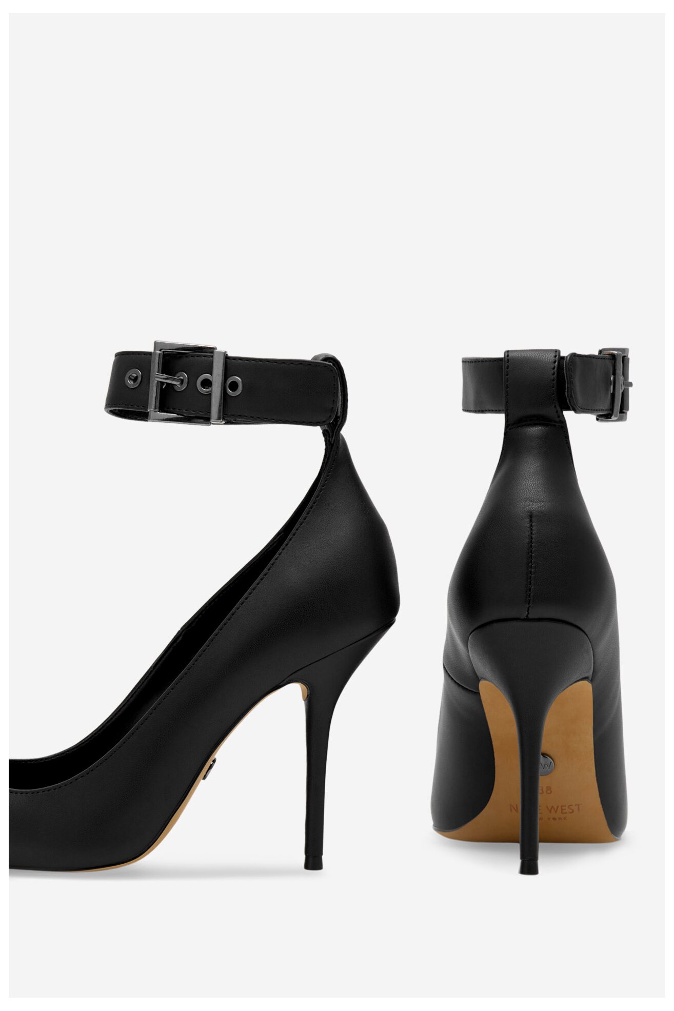 Czółenka NINE WEST SJ1487-2 Czarny