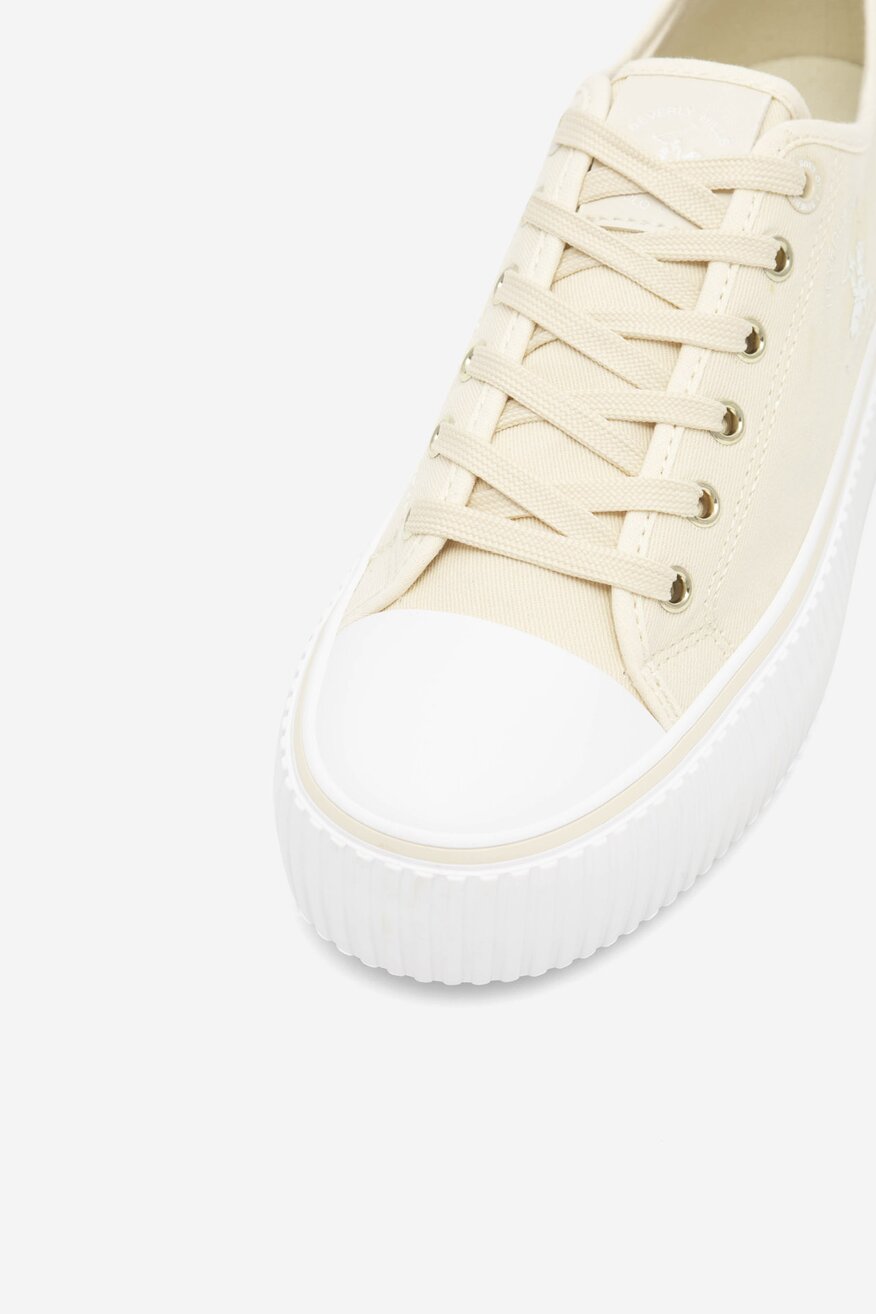 Pantofi pânză Beverly Hills Polo Club BEJ - 5905588319160