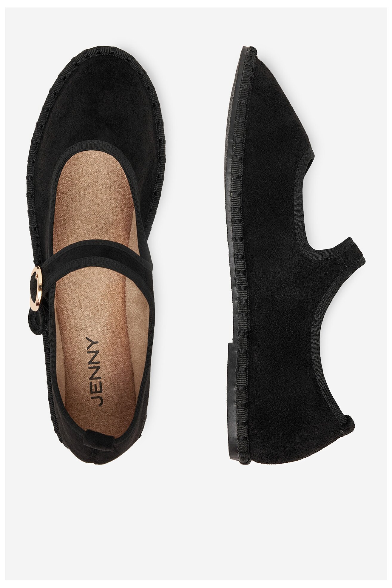 Baleriny Jenny HY60163-11 Czarny