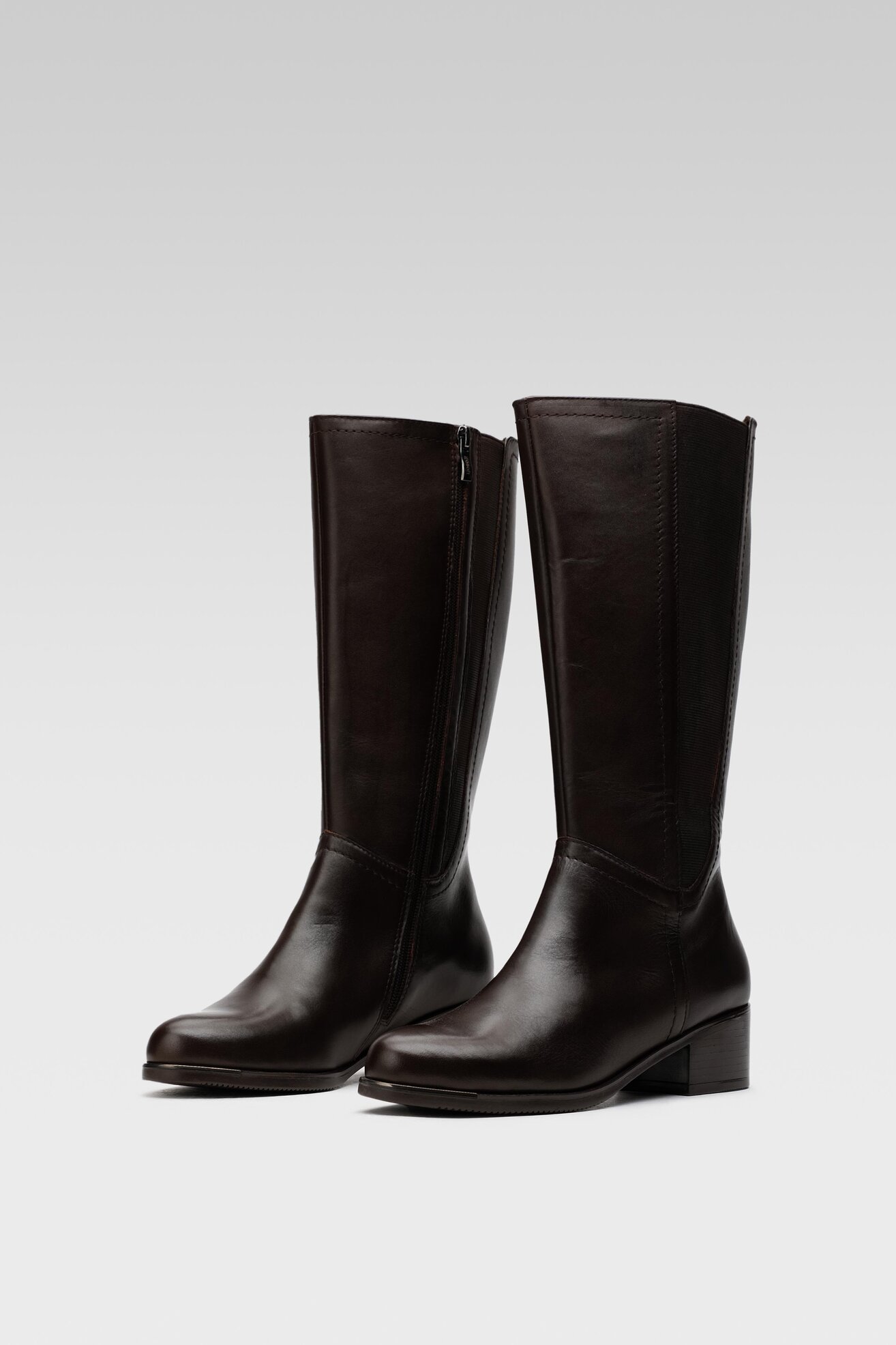 Kozaki Go Soft RST-AUGUSTA-11A Brązowy ciemny