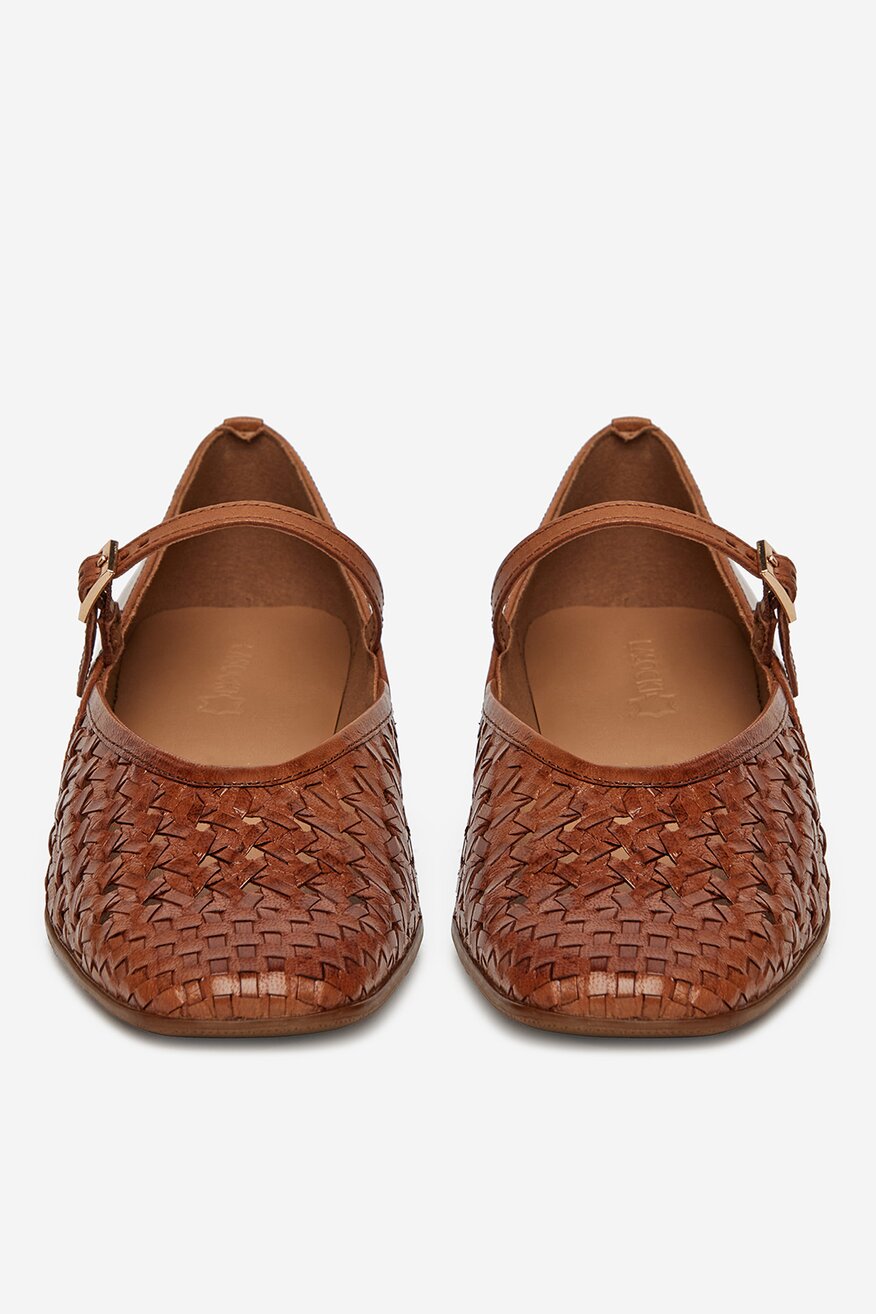 Lasocki - Baleriny skórzane - 5906751667163