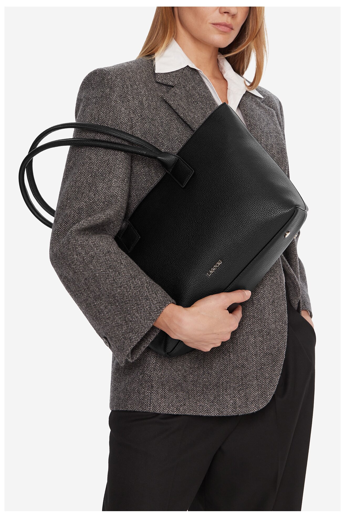 Kézitáska Lasocki C-LSK-X-005-08 FEKETE