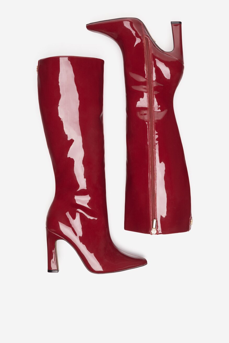 Kozačky NINE WEST ČERVENÁ - 5903419354113