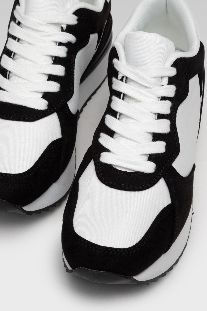 Nylon Red - Sneakersy na grubej podeszwie - 5904248472467