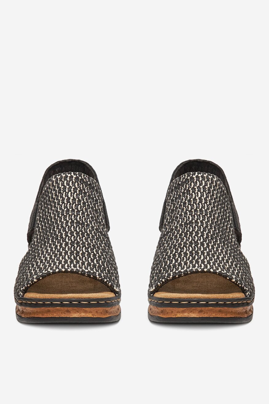 Rieker - Sandały na koturnie - 2230078425957